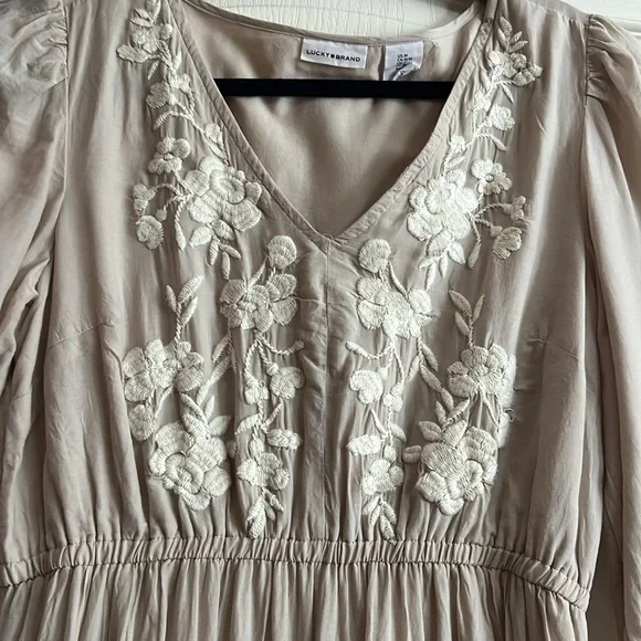 Lucky Brand Beige Dress - Picture 3 of 6